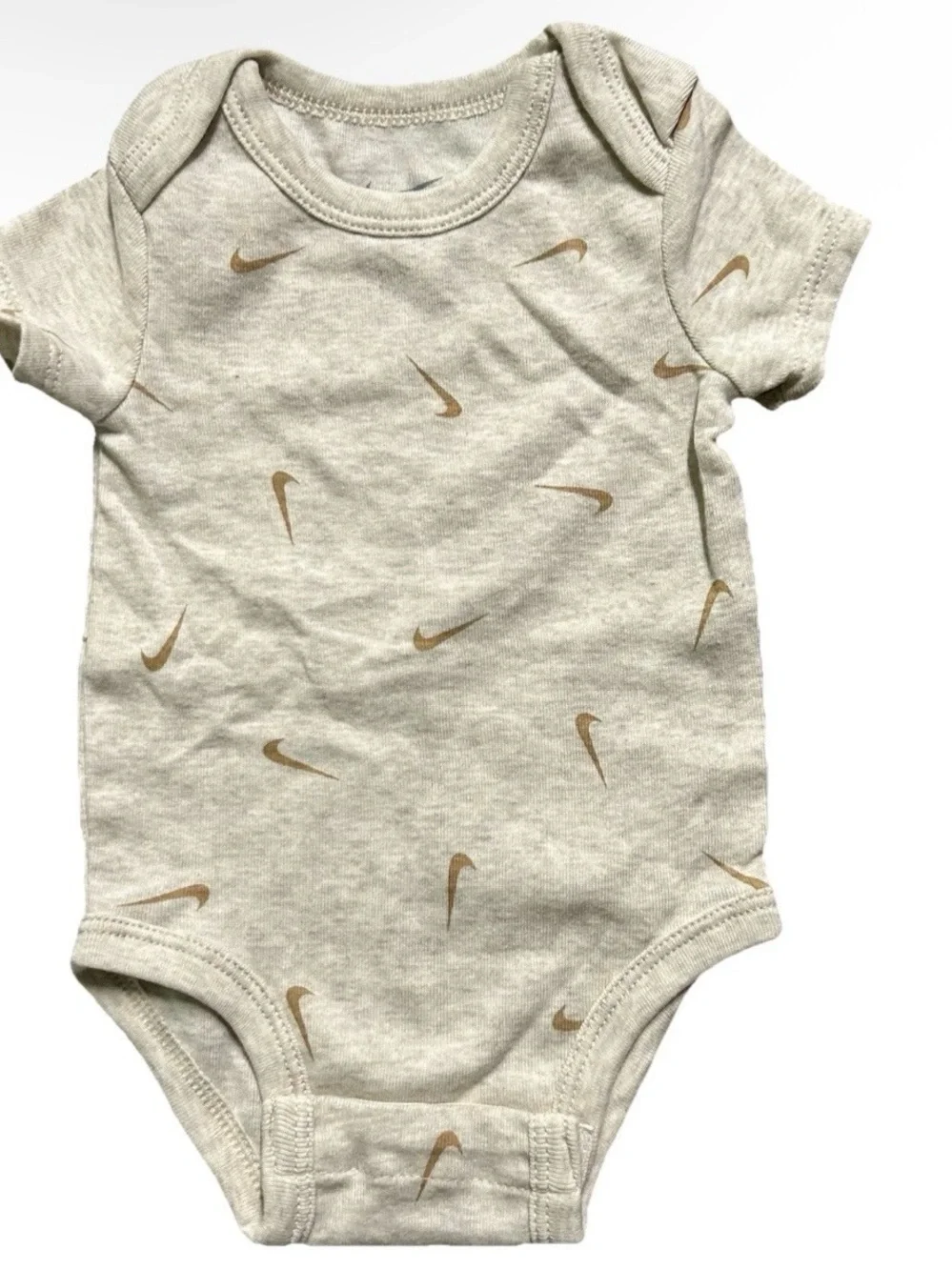 Baby Boy Nike Summer Romper Short Sleeve Bodysuits Logo Size 0-3 Months